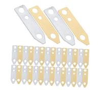 KOMBIUDA 40pcs Copper Zinc Strips for DIY Battery Projects Electroplating Material Science Experiments Fruit-powered Energy Supplies for Home School Lab Learning