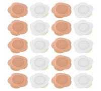 KOMBIUDA 40pcs Disposable Castor Oil Wraps with Leakproof Adhesive Portable Patches for Belly Button Abdomen Knees Feet Skin Soothing Oil Packs for Body Care and Travel Use