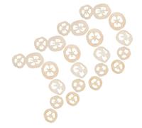 KOMBIUDA 40Pcs Natural Loofah Slices Pet Chew for Small Animals Hamster Guinea Pig Rabbit Ferret Dental Treats 4-6Cm Diameter 0.5G Each Mouth Cleaning