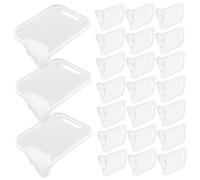 KOMBIUDA 40pcs Removable Fridge Separators Multi-function Storage Dividers for Organized Freezer Refrigerator Durable Plastic Design for Easy Installation and Neat Classification