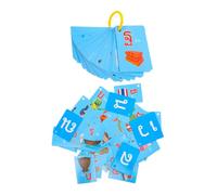 KOMBIUDA 45pcs Thai Language Flash Cards for Educational Picture Cards Spelling Games Early Learning Teaching Materials for Home and Classroom Use