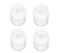 KOMBIUDA 4pcs Acrylic Water Grass Planting Cups with Suction Cups for Aquarium Fish Tank Feeding Bloodworm Feeders Durable Transparent Fish Tank Wall Feeder Supplies
