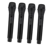 KOMBIUDA 4pcs Boy Girl's Simulation Microphone Toy Play Microphone for Boys and Girls Pretend for Toddlers Singing Fun at Birthday Party