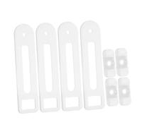 KOMBIUDA 4pcs Cabinet Locks for Sliding Doors Push Latches Boy Girl Safety Kitchen Cupboard Refrigerator Drawers Lock