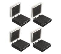 KOMBIUDA 4pcs Compartment Static Chip Box for Storage Badges Medals Electronics Soft Foam Protection