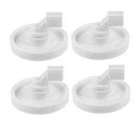 KOMBIUDA 4pcs Dishwasher Lower Rack Wheel Bracket Dishwasher Replacement Wheel Parts Sturdy Roller Bracket for