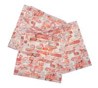 KOMBIUDA 4Pcs Dollhouse Miniature Tiles Set, Realistic Mini Tile Decorations for Kitchen Bathroom Living Bedroom, Tiny House Accessories for Craft and Dollhouse Décor