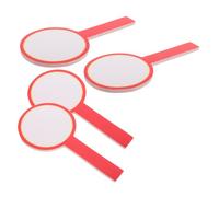 KOMBIUDA 4pcs Double Sided Dry Erase Scoreboards Portable Voting Paddles for Sports Events Classroom Activities Handheld Score Cards for Judging Competitions Compact Versatile