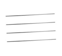 KOMBIUDA 4pcs Foosball Rods Replacement Steel Poles for Table Soccer Machines Easy No-tool Assembly Football Table Accessories for Adults