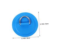 KOMBIUDA 4pcs Heavy-duty Inflatable Paddle Board D Ring Patches with Blue PVC Reinforced D-ring Buckles for Surfboards Kayaks Canoes Sturdy Easy Installation Versatile Water Sports