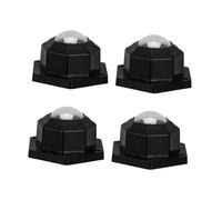 KOMBIUDA 4Pcs Heavy Duty Roller Transfer Bearings with Stainless Steel Balls Load Bearing Casters for Furniture and Appliances Smooth Rotation for Coffee Machines Laundry Baskets Waste Bins