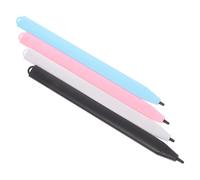 KOMBIUDA 4pcs Lcd Writing Tablet Stylus Pen Set for Kids Universal Replacement Stylus for Electronic Sketch Pads Black White Blue Pink Compatible Doodle and Drawing Boards