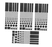 KOMBIUDA 4pcs Led Light Dimming Blackout Stickers for Electronics and Appliances, Self-adhesive Dot Film for Routers, Clocks, and Controllers, Black Light Blocker for Home and Office Use