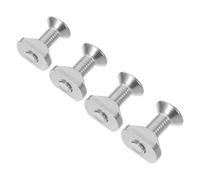 KOMBIUDA 4pcs M8 Stainless Steel Surfboard T-nut Screws for Wing Foil and Hydrofoil Mounting, Sliding Nuts for Foil Board Tracks, Corrosion Resistant Hardware Boosting Hydrodynamic