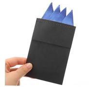 KOMBIUDA 4pcs Men S Pre-folded Pocket Squares Decorative Suit Handkerchiefs in White Khaki Blue Soft Fiber Fabric Accessories for Formal Events and