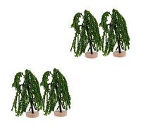 KOMBIUDA 4pcs Miniature Landscape Tree Realistic Toy Trees for Sand Table Decoration Model Train Scenery for Garden Architectural Props Holiday Display