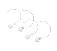 KOMBIUDA 4pcs Miniature LED Table Lamps for Dollhouse Lighting Detailed Micro Furniture Lights with Realistic Design Easy Installation for Sand Table and Architectural Models Compatible