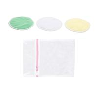KOMBIUDA 4pcs Reusable Nursing Pads Nipple Guards for Breastfeeding Washable Breast Pads for Women Galactorrhea Protection