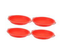 KOMBIUDA 4Pcs Sand Sifter Colorful Plastic Beach Sieve for Treasure Hunting Shell Collecting Creative for Beach Parties and Family Fun