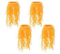 KOMBIUDA 4pcs Simulated Seaweed Egg Collector Eggs Fish Tank Mop Fish Incubator Habitat Spawning Bed Scattering Mops Collection Tools Fry Hiding Laying Orange