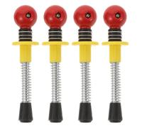 KOMBIUDA 4pcs Spring Loaded Pinball Machine Shooter Rods Ball Launcher Replacement Handles for Arcade Tabletop Games Smooth Machine Accessories for Repair and Group Play