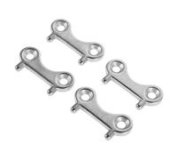 KOMBIUDA 4pcs Stainless Steel Boat Keys for Fuel and Water Tank Caps Corrosion Resistant Yacht Replacement Parts Precise Fit Spare Sailboat Gas Cap Openers