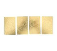 KOMBIUDA 4pcs Tai Sui Charm Chinese Amulet Card for Prosperity Luck Feng Shui Wealth Amulet Year Horse Protection Card