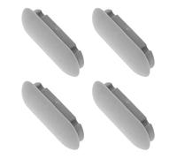 KOMBIUDA 4pcs Toilet Seat Lid Bumpers for Toilet Lid and Seat Plastic Cushion Pads with Secure Attachment and Impact Protection Noise Reducer for Bathroom and Home Upgrades Prevent Sliding