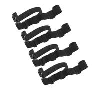 KOMBIUDA 4pcs Universal Baby Highchair Straps with Durable Circle, Soft Non-Irritating Infant Toddler Safety Harness for Dining, Travel, Festivals, and Gatherings, 38mm Wide Black