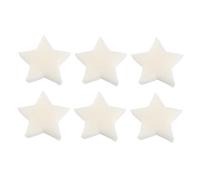 KOMBIUDA 5-Pointed Star Oil Absorbing Sponge 6pcs Set White Filtering Sponges for Pool and Bathtub Oil Removal High Absorption Industrial Filter for Water Cleaning