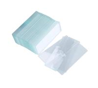 KOMBIUDA 50 PCS Microscope Blank Glass Slides for Biological Science Education Premium Optical Glass with Smooth Edges Specimen Labeling for Research and Lab Use in Biology Chemistry