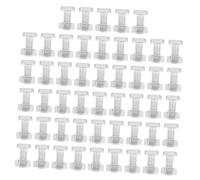 KOMBIUDA 50 Sets Greenhouse Nuts and Bolts Square Head Fasteners for Garden Frame Repair Precision Machined Sturdy Replacement for Glass Panels Easy Installation and Use