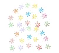 KOMBIUDA 5000pcs White Snowflake Confetti for Christmas Winter Party Decorations DIY Snowflake Ornaments for Weddings Birthdays Holiday Table Decor Supplies