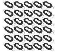 KOMBIUDA 50pcs Black Disposable Vr Eye Mask Pads Sweatproof Breathable Facial Covers for Vr Gaming and Sports Comfortable Accessories for Home and Commercial Use