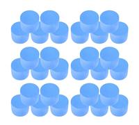 KOMBIUDA 50pcs Blue Test Tube Sponge Plugs for Ant House Moisture Control Filter Pads 1.8x1.8x1.5cm Replacement Water Sponge Filters for Ant Habitat Accessories