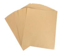 KOMBIUDA 50pcs Braille Paper Khaki for Blind Students Comfortable Tactile Writing Paper for Braille Practice Reusable Educational Supply for Visually Impaired Accessibility and Learning