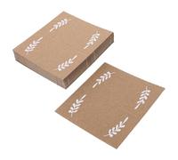 KOMBIUDA 50pcs Table Place Cards Chic Tent Shape Blank Name Cards for Weddings Events Parties Smooth Edges for Safe Use Easy Setup for Guest Names Table Numbers