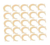 KOMBIUDA 50pcs Tibetan Moon Charm Pendants for Jewelry Making Elegant Matte Moon Necklace Charms for DIY Bracelet Unique Pendant Holder with Intricate Design for Versatile Accessories