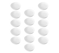KOMBIUDA 50Pcs White Cup Caps Paper Made Cup Covers Stackable for Use in Hotel Rooms