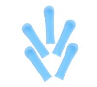 KOMBIUDA 5pcs Blue Silicone Ear Wax Removal Tips Soft Spoon Covers for Ear Cleaning Tools Fit for Adults Accessories