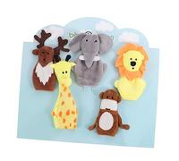 KOMBIUDA 5pcs Cartoon Animal Finger Puppets for Educational Finger Puppet to Enhance Creativity and Motor Skills Bright Colors for Visual Development for Boys