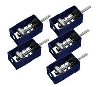 KOMBIUDA 5pcs Ceiling Suspended Vibration Isolator Hangers with Galvanized Steel Frame Elastic Damping Spring Mounts for Hvac Fan Coil Units Load Capacity Noise Reduction Home Suspension