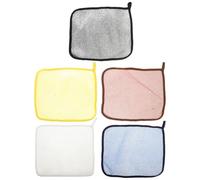 KOMBIUDA 5pcs Exfoliating Back Scrubber Gentle Body Scrub Towels for Shower Dead Skin Removal Deep Cleansing Lightweight Travel-friendly Bath Cloths with Rich Lather for Home Use