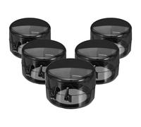 KOMBIUDA 5pcs Gas Stove Knob Covers Childproof Safety Guard Inner Diameter Plastic Protector for Kitchen Burner Buttons Oil-Resistant Heat Shield Easy Installation Prevents Accidental