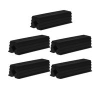 KOMBIUDA 5pcs Golf Grip Rubber Vise Clamp Non-slip Shaft Clamp Tool for Golf Club Grip Replacement and Repair Maintenance Accessory