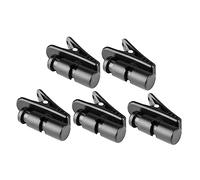 KOMBIUDA 5pcs Large Cable Cord Clip Holders for Earphones and Charging Cables Microphone Cord Fixing Clamps for Office and Home Use Self-adhesive