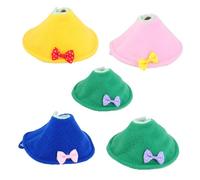 KOMBIUDA 5PCS Parrot Anti-biting Neck Collars Protective Bird Collars Breathable Neckwear for Pecking Prevention with Stylish Design