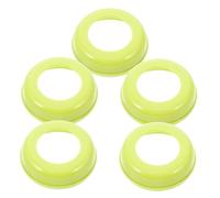 KOMBIUDA 5pcs Replacement Bottle Ring Collars Wide Neck Plastic Collar Ring for Milk Bottle Feeding Screw Hoop