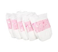 KOMBIUDA 5pcs Reusable Doll Diapers for Dolls Soft Material Simulation Nappies for Pretend Play Accessories Realistic Fit for Reborn