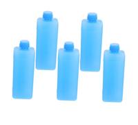 KOMBIUDA 5pcs Reusable Ice Cooling Packs for Air Conditioners and Lunch Boxes Portable Freezer Blocks with PE Material Rapid Temperature Reduction for Home Office Outdoor Use